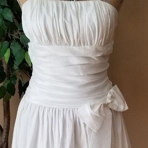 Cinderella Design white formal midi dress